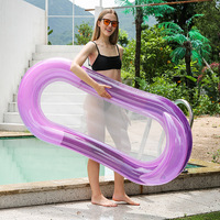 Ningbo GO Grand transat gonflable d'extérieur en PVC pour adultes, capacité <100 kg, pour bronzage à la plage, capacité maximale <5 personnes