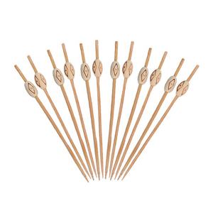 Decoración de Flores de Ciruelo para Fiestas, Palillos de Cóctel de Bambú de 4.72 Pulgadas para Aperitivos, Bebidas y Pasteles - Product Image 3