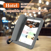 Téléphone fixe sans fil Android 10 avec écran de 8 pouces, carte SIM 4G, ports PSTN RJ45, VoIP SIP, 2+16 Go de RAM/ROM, appareil photo 500MP pour 5.0