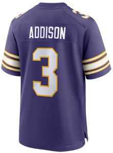 Maglie da Football Americano Ricamate all'Ingrosso: 33 Aaron Jones Sr., 9 J.J. McCarthy, 87 T.J. Hockenson, 93 Jonathan Allen - Product Image 3