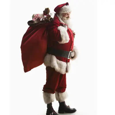 クリスマスサンタコスチュームコスプレ老人服クリスマスのファンシードレスメンズ大人のための10個のコスチュームスーツホット
