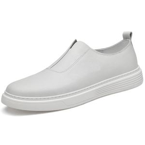 Men's Skateboarding Shoes Loafers Sneakers Leather Low-top Slip on <b>Flats</b> Loafer Light Weight Retro Handmade Breathable - Product Image 2