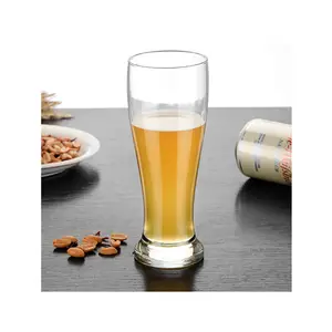 ガラス製の再利用可能なカップを販売すると、高品質で最高のサービスでビールカップが底を張ります