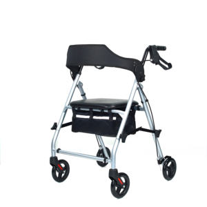 וולקר פלדה קלה וולקן פלדה עם מושב ובלמים יד ארבעה גלגלים רולר ווקר מניידות - Product Image 6