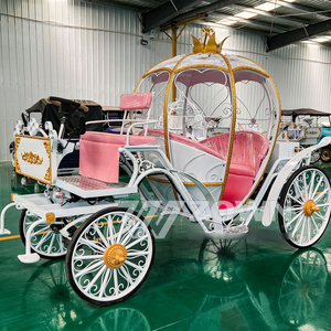 Calèche royale électrique Citrouille de Cendrillon - Nouvelle Arrivée Décoration professionnelle personnalisable pour fêtes et mariages à vendre - Product Image 1