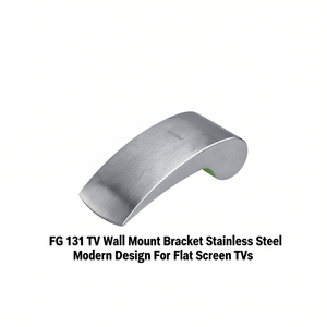 Soporte de pared para TV FG 131, diseño moderno de acero inoxidable para televisores de pantalla plana - Product Image 2