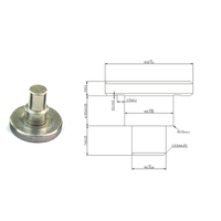 Rivets sur mesure usinés pour étagères, épaisseur de bord 1.5MM, 2mm, 10mm, 12mm, 16mm, 20mm, Prix