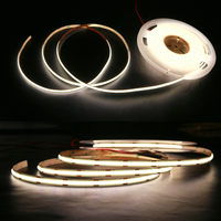 Tira de Luz LED COB DC24V, Sin Caída de Voltaje, Alto CRI, Flexible, IP20, USB, para Decoración de Interiores, Gabinetes y Techos