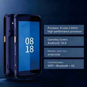 أندرويد 14 محمول PDA 6G + 64G ذاكرة 1D 2D المحمول ماسح الباركود محطة مع 4G WIFI BT GPS - Product Image 2