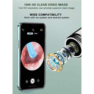 Smart Wireless Visual <strong>Ear</strong> <strong>Cleaner</strong> Rechargeable Type-C Electric Endoscope Wax Removal Tool 6 Led Lights Earpick <strong>With</strong> HD <strong>Camera</strong> - Product Image 2