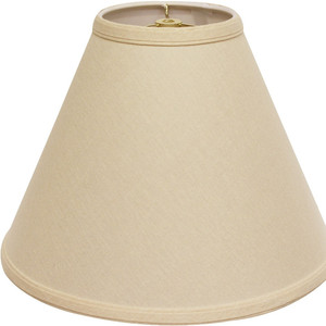 HMS 15 \ "pergamena Beige profondo cono paralume in lino inclinato eleganti coperture e sfumature - Product Image 2