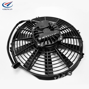 Ventilador <span class=keywords><strong>de</strong></span> Condensador Spal <span class=keywords><strong>de</strong></span> 11 Pulgadas, Sin Escobillas, DC 12V/24V, para <span class=keywords><strong>Aire</strong></span> Acondicionado <span class=keywords><strong>de</strong></span> Camiones Refrigerados, Radiador <span class=keywords><strong>de</strong></span> Hierro y Cobre, Negro - Product Image 2