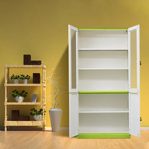 Modern Design 2-Glass Door Steel Storage <b>Filing</b> <b>Cabinet</b> Factory Wholesale Adjustable Office <b>Metal</b> File for Home Office Hospital - Product Image 6