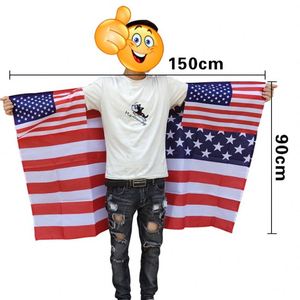 Bandera de Jardín Personalizada con Diseño de Estrellas y Rayas Pequeñas para el Día de la Independencia Americana, Bandera Nacional del Día del Trabajo, Poliéster - Product Image 3