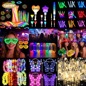 YACHEN LED Glow <strong>Sticks</strong> Heart Star <strong>Light</strong> Up Wand Flash Glow <strong>Stick</strong> Concert Party Night Event Atmosphere Props Toys for Kids Adults - Product Image 6