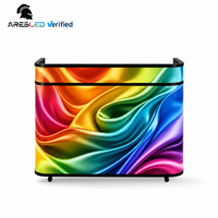 Écran LED portable pour DJ, panneau LED pour bars et discothèques, toile de fond vidéo LED, mur vidéo LED P2.5 P1.86, écran d'affichage LED, table de DJ
