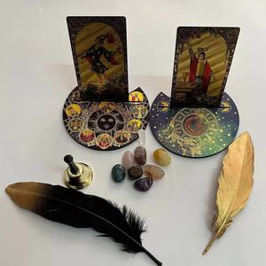 Juego de Tarot de Lujo con Láminas Doradas - Set de Regalo con 78 Cartas, Guía Duradera y Caja de Regalo - Product Image 4