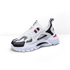 Chaussures de sport décontractées à lacets unisexes pour couples, avec semelles épaisses rehaussantes, idéales pour le basketball et la course à pied - Product Image 1