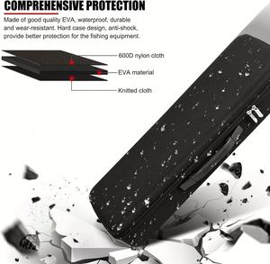 <b>EVA</b> Fishing Rod Bag New Portable <b>EVA</b> Waterproof Fishing Rod Case Carrying for Storage Fishing Tool Case - Product Image 4