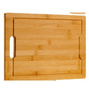Bamboo Cutting Board Rectangle With Handle For Kitchen Chopping <b>Blocks</b> - Product Image 4