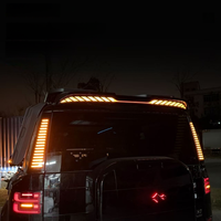 Alerón Trasero Deportivo LED Ahumado ABS con Luz de Freno Fluida y Señal de Giro Secuencial, Compatible con Accesorios BYD Ti7