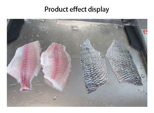 Máquina automática de limpieza de pescado, procesamiento de pescado para eliminar la piel, salmón, bagre, tilapia, atún, calamar, máquina peladora para desollar - Product Image 2