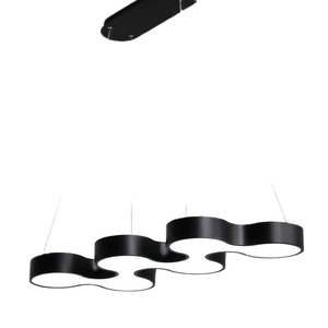 Lustre circulaire minimaliste contemporain suspendu décoratif <span class=keywords><strong>rond</strong></span> au plafond Lampes suspendues Design nordique moderne Anneau Led Lustres - Product Image 1