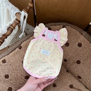 New summer style dog <b>clothes</b>, simple star-patterned suspender dress, cute little flutter sleeves, pet <b>cat</b>, Bichon Frise, Teddy - Product Image 4