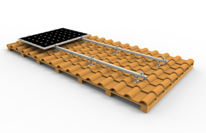 Excelente Estabilidad Buena Durabilidad Techo de teja DE LA CK-FTS-385 Abrazadera Estructura de montaje - Product Image 2
