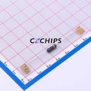 RSS1W100RJT/B <b>Through</b>-<b>Hole</b> <b>Resistor</b> <b>Through</b> <b>hole</b> Component (THT),D3.5xL9mm Metal Oxide Film 100Ohm 5% 1W - Product Image 2