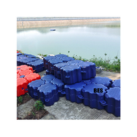 Vente en gros 20FT Conteneur flottant Cubes 240 Ensembles en plastique Bloc modulaire 50*50*40cm pour Pontoon Bridge Jetski Dock