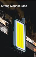 Lampe d'inspection magnétique à col flexible rechargeable pour mécanicien, lampe COB LED pour atelier de réparation automobile