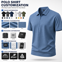 Camiseta Polo de Golf para Hombre OEM ODM con Placket Oculto, Camisetas de Golf de Nailon Elástico Suave para Tiendas Profesionales y Marcas Minoristas