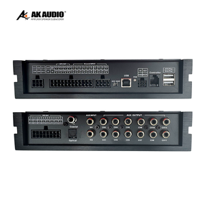 AK-D12 amplificateur de voiture <span class=keywords><strong>DSP</strong></span> haute puissance bloc Mono <span class=keywords><strong>DSP</strong></span> amplificateur automatique nouveau Design 4 canaux 4*100W pour caisson de basses - Product Image 5