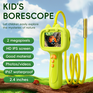 Jouets numériques bon marché pour enfants 2.4 pouces 8.5mm 1m serpent Full HD vidéo 8LED lumière portable endoscope pour enfants caméra <span class=keywords><strong>d</strong></span>'<span class=keywords><strong>inspection</strong></span> endoscope - Product Image 2