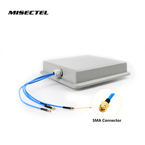 MISECTEL عالمي شائع 5G هوائي خارجي متعدد الموجات 4x4 لوحة MIMO اتجاهي مكاسب عالية IP66 إنترنت منزلي - Product Image 5