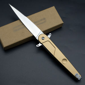 Coltello pieghevole da campeggio per esterni con manico in alluminio in acciaio inox 3 cr13 strumenti a mano per EDC personalizzabili OEM - Product Image 5