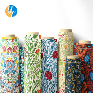 自由塔娜草坪伦敦花卉面料印花批发100% 棉福伊尔数码印花面料低最小起订量定制订单 - Product Image 1