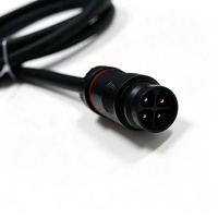 Câble d'extension extérieur personnalisé avec conducteur en cuivre étamé, connecteur mâle-femelle 220V, faisceau de câbles, prise circulaire LED
