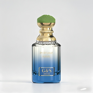 Botella de Perfume de Vidrio de Lujo de 100 ml con Forma de Montaña Nevada, Base Gruesa con Diseño Cilíndrico en el Hombro, para Suero y Crema para el Cuidado de la Piel - Product Image 3
