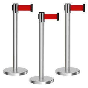 Barrières de sécurité portables pour musées, poteaux de guidage avec sangles, clôtures de contrôle des foules – Fournisseur - Product Image 3