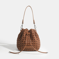 Sac à bandoulière personnalisé en néoprène tressé, sac à main de créateur de haute qualité, sac fourre-tout tressé fait main pour la plage
