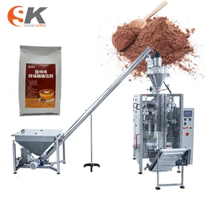 Automatic milk Powder whey protein powder protein 304 10g-500g pouch 4 sided seal dry milk coffee powder packing machine