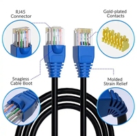 Câble Ethernet extérieur Cat5e, robuste, imperméable, gaine en PVC/Nylon résistante aux UV, câble réseau LAN