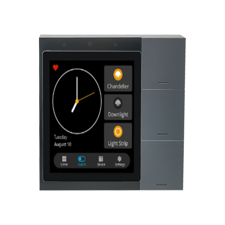 Alexa Home Voice Full Face Plate Smart Touch Control Smart Life Home Light Switch WIFI Wireless Smart Switch