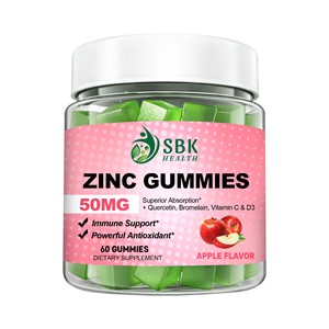 Gomitas de Zinc en Oferta para Hombres y Mujeres, Contienen Glicina, Selenio y Cobre, Aumentan la Energía, la Salud de la Piel y el Sistema Inmunitario - Product Image 1