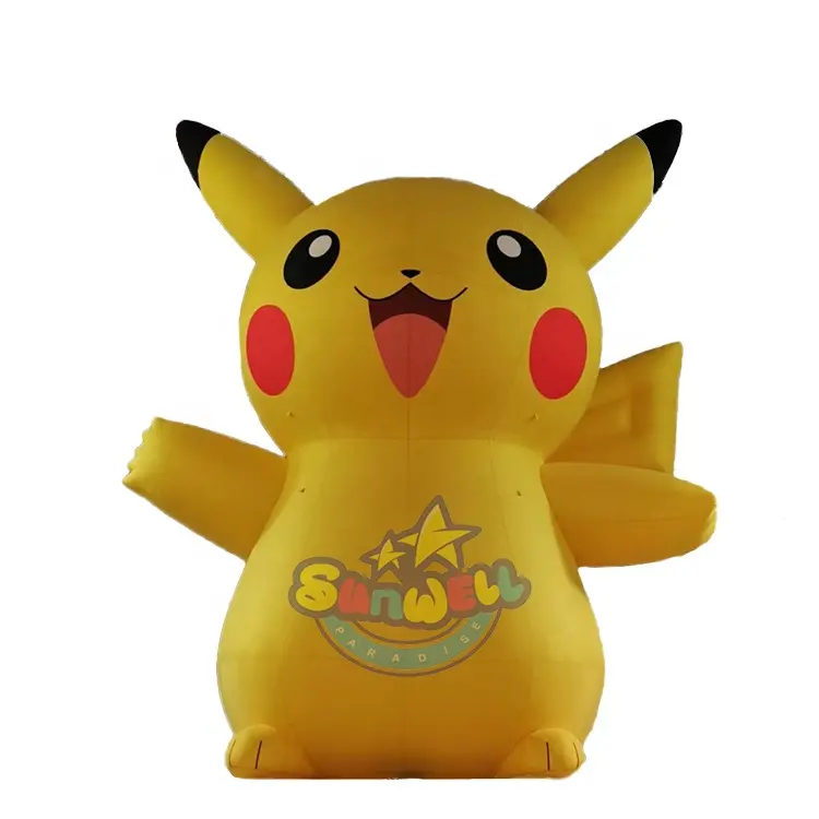 Hot Koop Opblaasbare Pikachu, Opblaasbare Pikachu Mascotte Kostuum, Opblaasbare Pokemon Voor Reclame