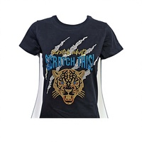 Kaos Pria Lengan Pendek Model Slim Fit Trendy Ukuran Besar, Bahan Sutra Es Eropa Berkualitas Tinggi dengan Hiasan Berlian Imitasi Medusa