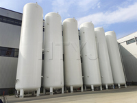 Conteneur de réservoir de stockage d'azote liquide de type vertical du vide poussé 10M3 16Bar