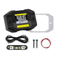 12V 100A Monitor de batería Probador de batería Medidor de corriente de voltaje Indicador de capacidad de batería Medidor de Coulomb